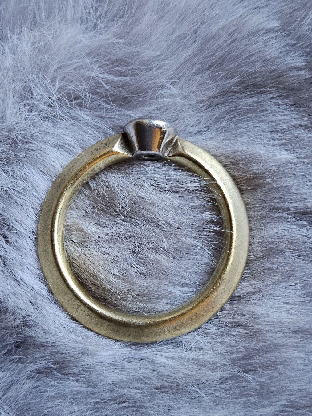 Anelli: Schicker Sterling Silber vergoldeter Ring, Grösse 60 – Usato da Zürich venduto da gutsan 2