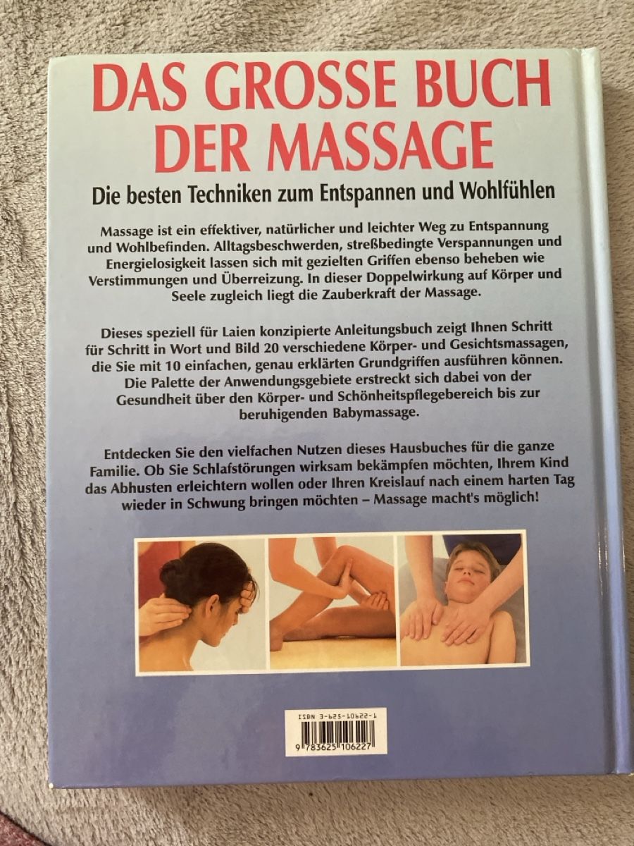 Libri: Massage-Ratgeber: "Das grosse Buch der Massage" – Usato da Rapperswil SG venduto da meg_gh8h 1