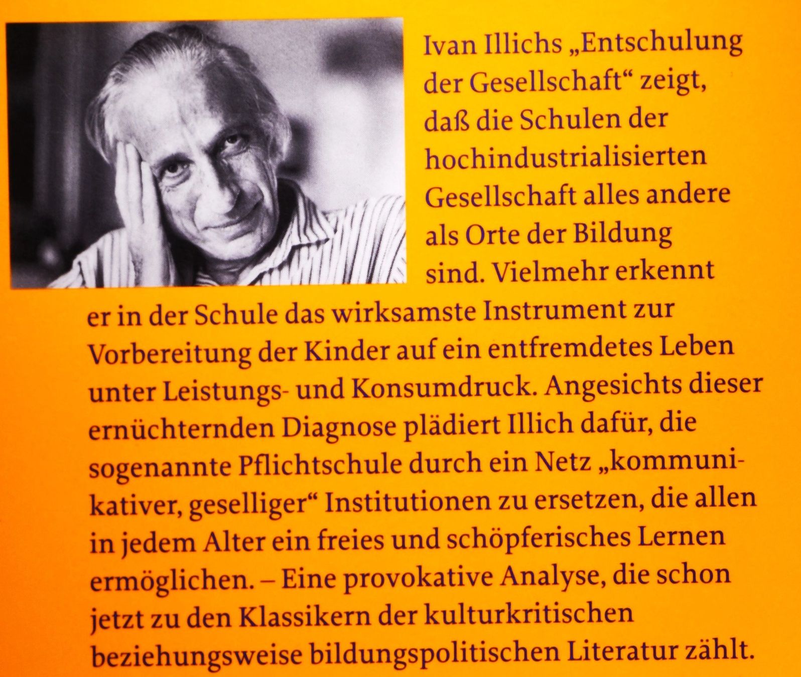 Libri: IVAN ILLICH / ENTSCHULUNG DER GESELLSCHAFT / STREITSCHRIFT – Nuovo (secondo la descrizione) da Luzern venduto da piro12 2