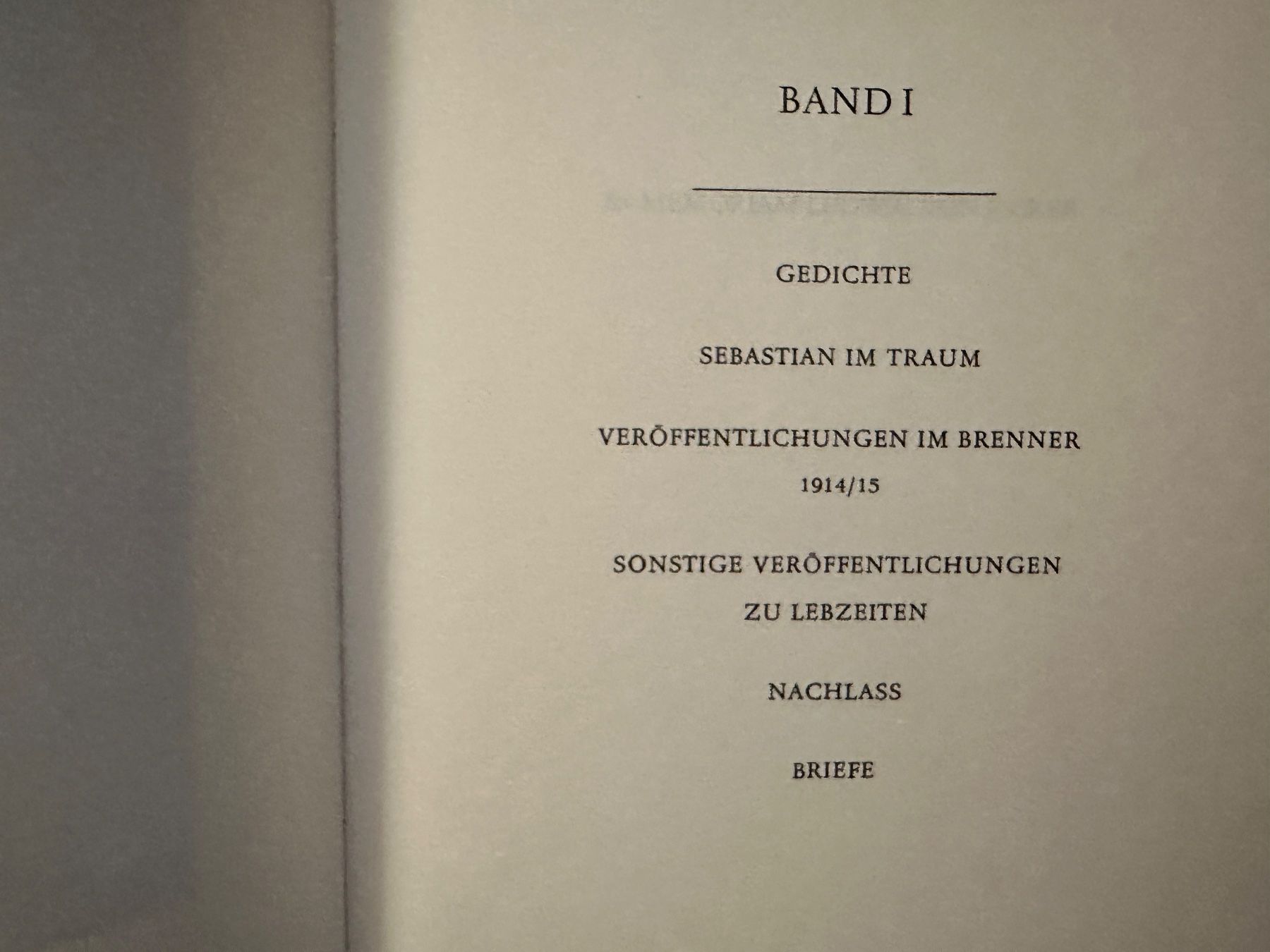 Libri: Georg Trakl: Dichtungen und Briefe. 2 Bde. – Usato da Zürich venduto da allp 4