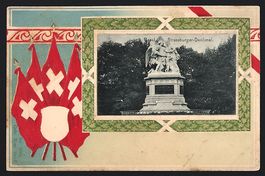 Litho Basel, Strassburger-Denkmal, Flagg