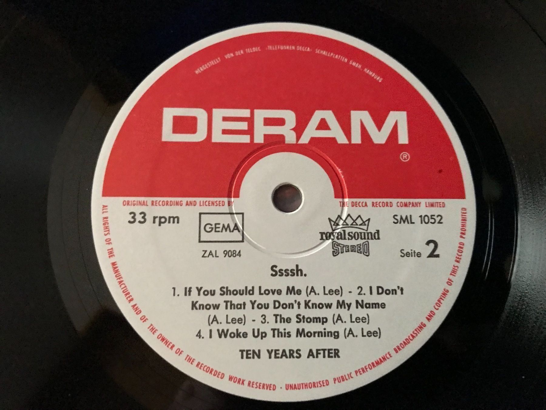 Schallplatten: Ten Years After - Ssssh. – Gebraucht aus Aesch BL von BlueMusicRecords 4