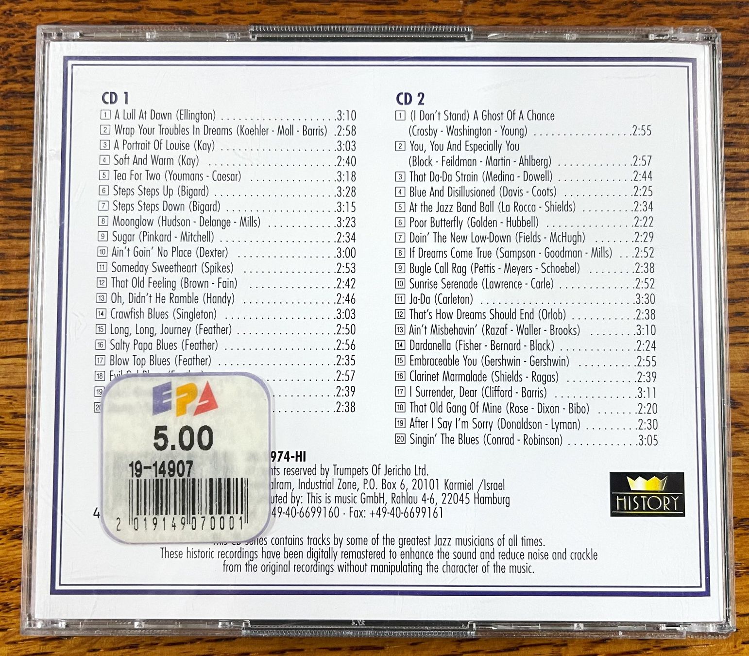 CDs: Barney Bigard & Bobby Hacket, That Old Feeling – Gebraucht aus Oftringen von Vucki 1