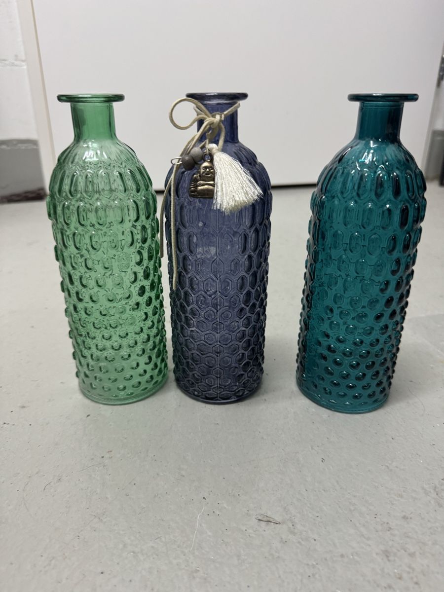 Vasen & Gefässe: Vasen, 3er Set – Neu (gemäss Beschreibung) aus Haldenstein von nicB74
