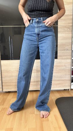 Jean Levi's High Loose Taille 24/XS bleu bon état