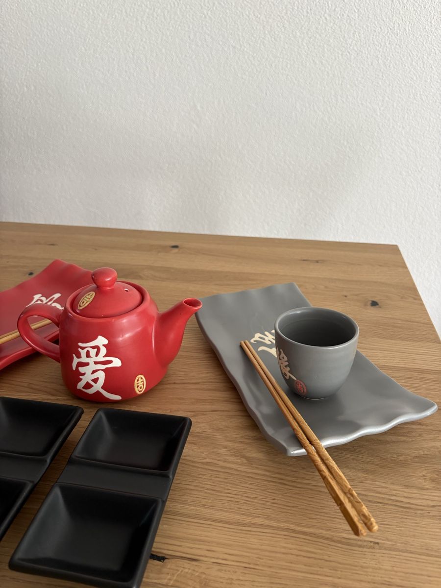 Set di piatti: Japanese Tee und Essen Set - Neu – Nuovo (secondo la descrizione) da Pfäffikon SZ venduto da mat_y9ng 3