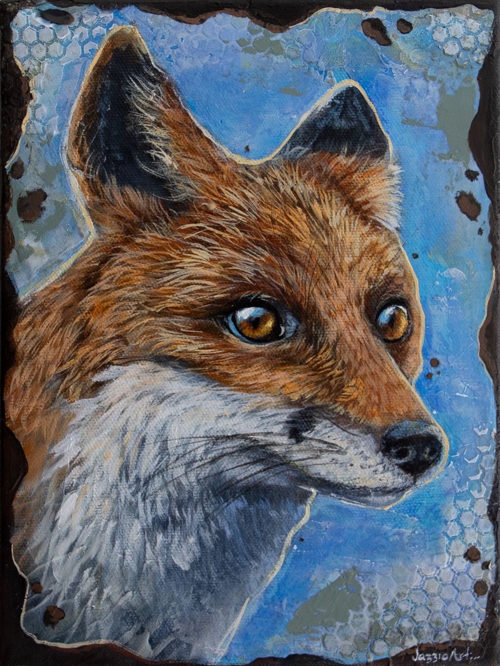 Dipinti: Fuchs Acrylbild – Handgemalt, Einzigartiges Unikat – Nuovo (secondo la descrizione) da Therwil venduto da Jazzio_Art 2