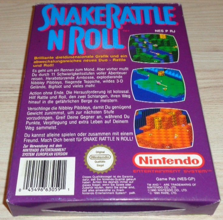 Nintendo Spiele: Snake Rattle N Roll (NES) – Gebraucht aus Thun von Gameparadise 1