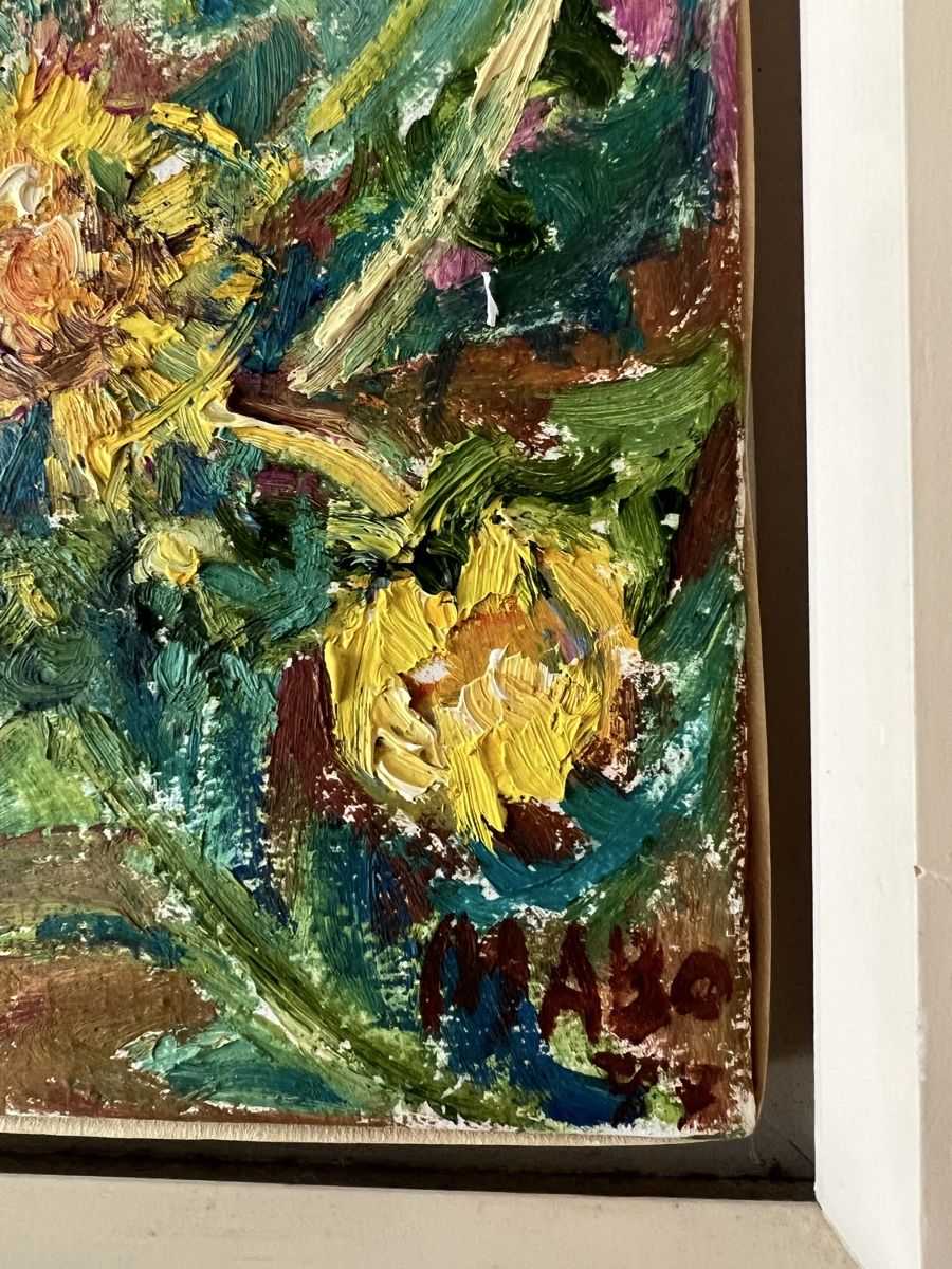 Tableaux: Max Bosshard SonnenBlumen Gemälde – D'occasion à Hombrechtikon par vespa1954 2
