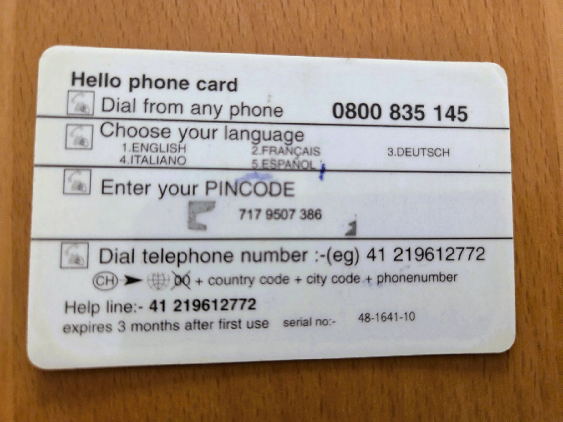 Schede telefoniche: PREPAID - SCHWEIZ – Usato da Brüttisellen venduto da Nighttrain 1