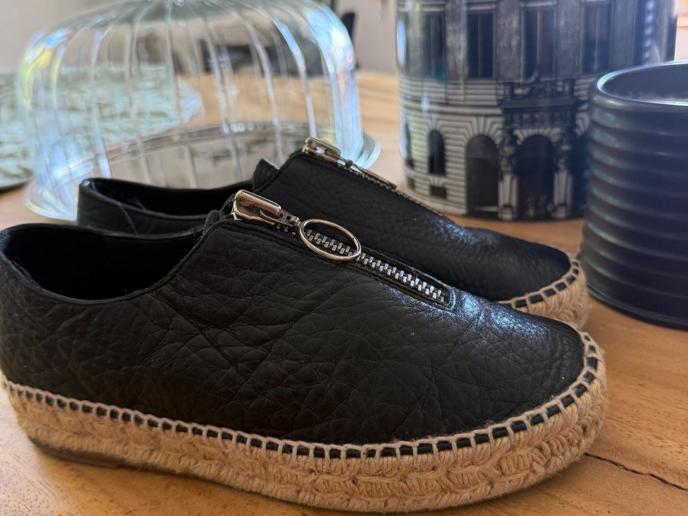 Scarpe da donna: VERO CUOIO ESPADRILLES, GROSSE 37 – Usato da Männedorf venduto da man_ccm6 1