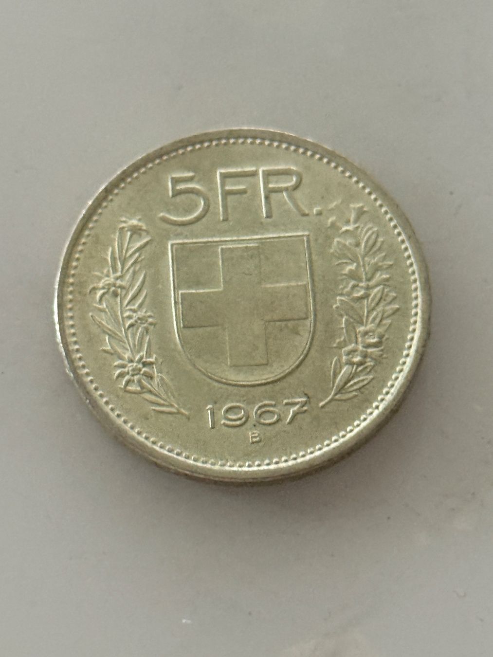 Alle Münzen: 5 Franken 1967  Silber – Gebraucht aus Wallisellen von SWISS_SILVER1