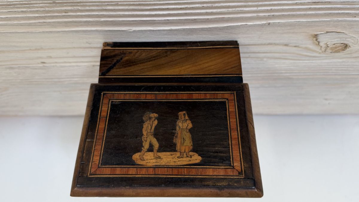 Barattoli: Schatulle Sorrent Intarsien – Usato da Riedholz venduto da Frettchen63 4