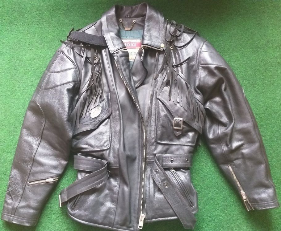 Giacche: Motorrad Lederjacke Held mit Fransen – Nuovo (secondo la descrizione) da Herbetswil venduto da Keltka9