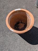 2x grosse massive Terrakotta Pflanzkübel Ø 40 cm – schwer
