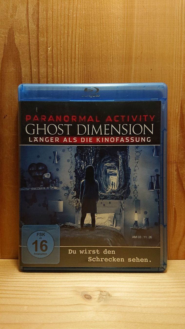 Tutti i DVDs: PARANORMAL ACTIVITY GHOST DIMENSION Blu-Ray – Usato da Wilderswil venduto da Exebub