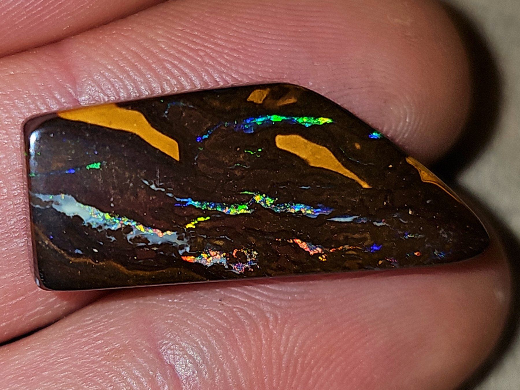Edelsteine: 32.3ct Boulder Opal aus Koroit, Australien – Neu und originalverpackt aus Uerkheim von Winwinner 3