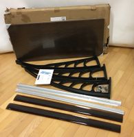 Vordach Polycarbonat braun mit Montagezubehör neu