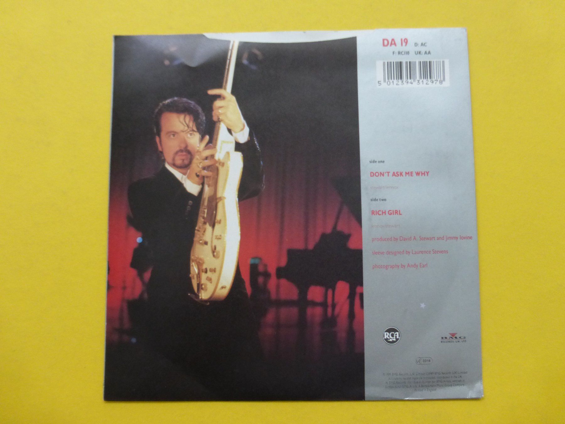 Vinyles: Eurythmics – Don't Ask Me Why – D'occasion à Zürich par Swiss57 1