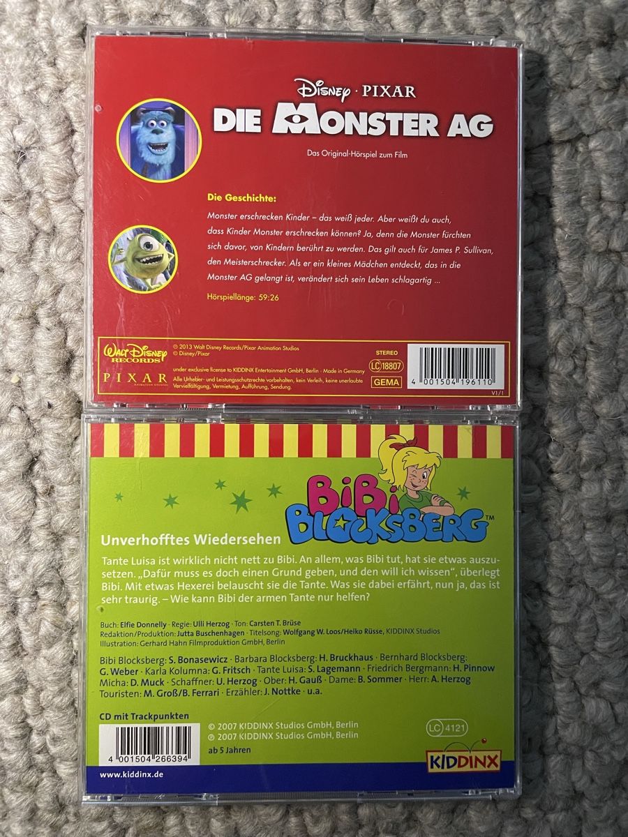 CDs: Die Monster AG + Bibi Blocksberg – Neu (gemäss Beschreibung) aus Reinach AG von trigger7811 1
