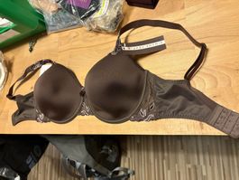 Simone Perele BH, Grösse 70H, schönes Braun mit Stickerei