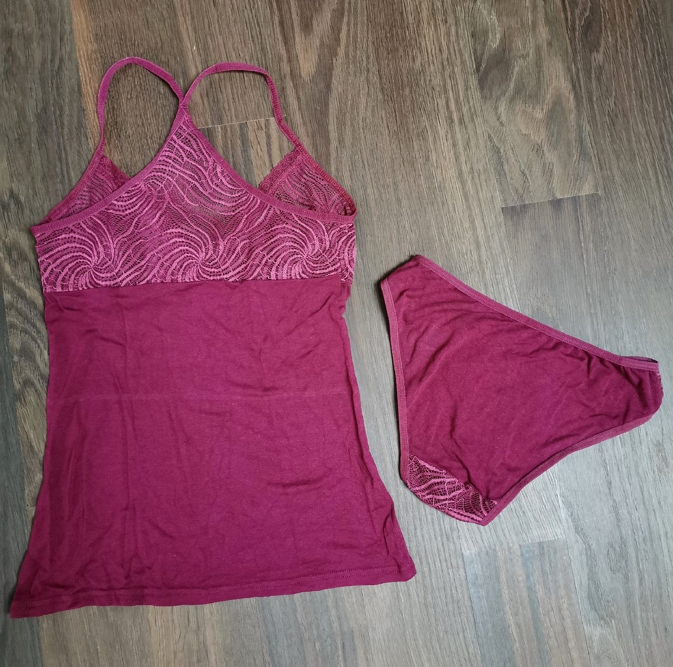 Sonstige Unterwäsche: Weinrotes Dessous Set, Gr. S – Gebraucht aus Obergerlafingen von Sigus 1