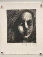 Mädchen Karl Guldenschuh (1928 – 1991) Radierung