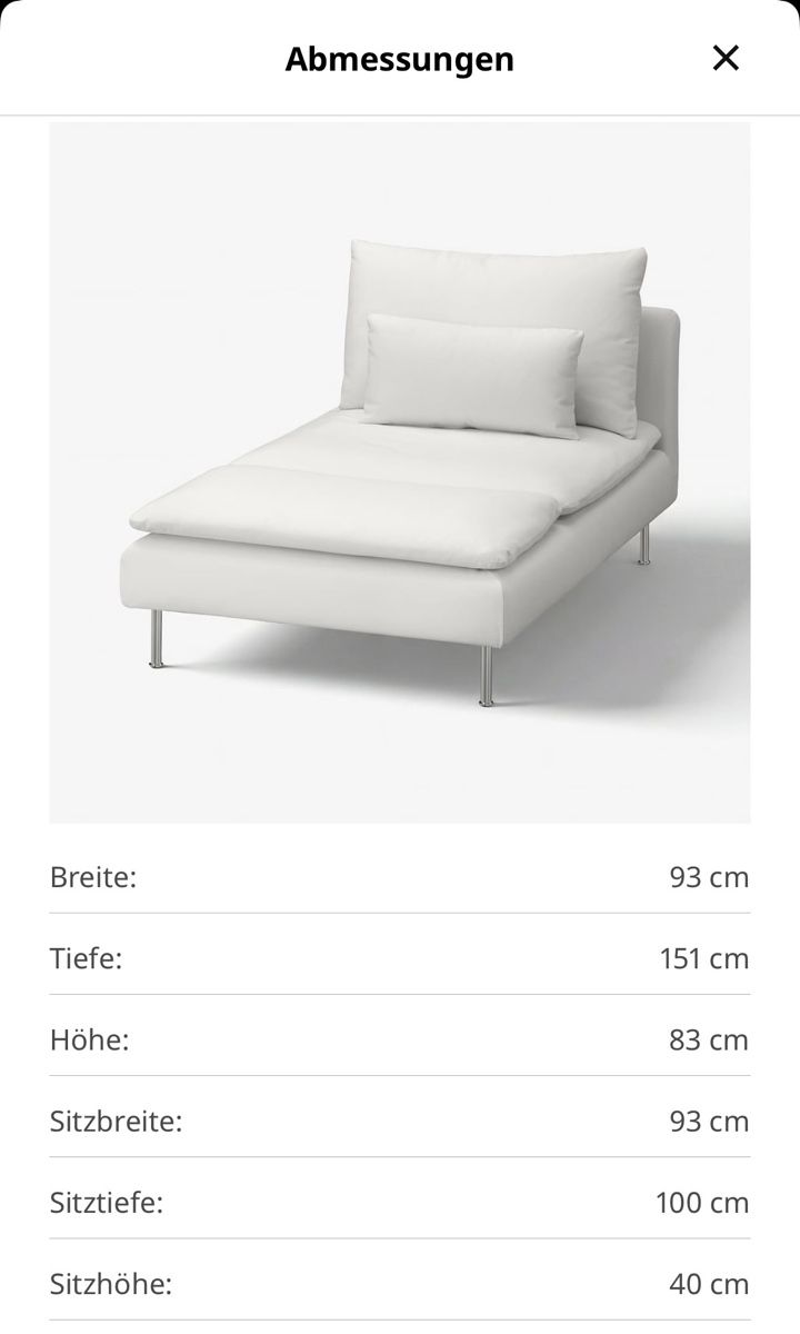 Ikea Sofas: Recamiere / Sofas / Sessel / SÖDERHAMN Tallmyra Dunkelgrün – D'occasion à Winterthur par lue_sqt9 6