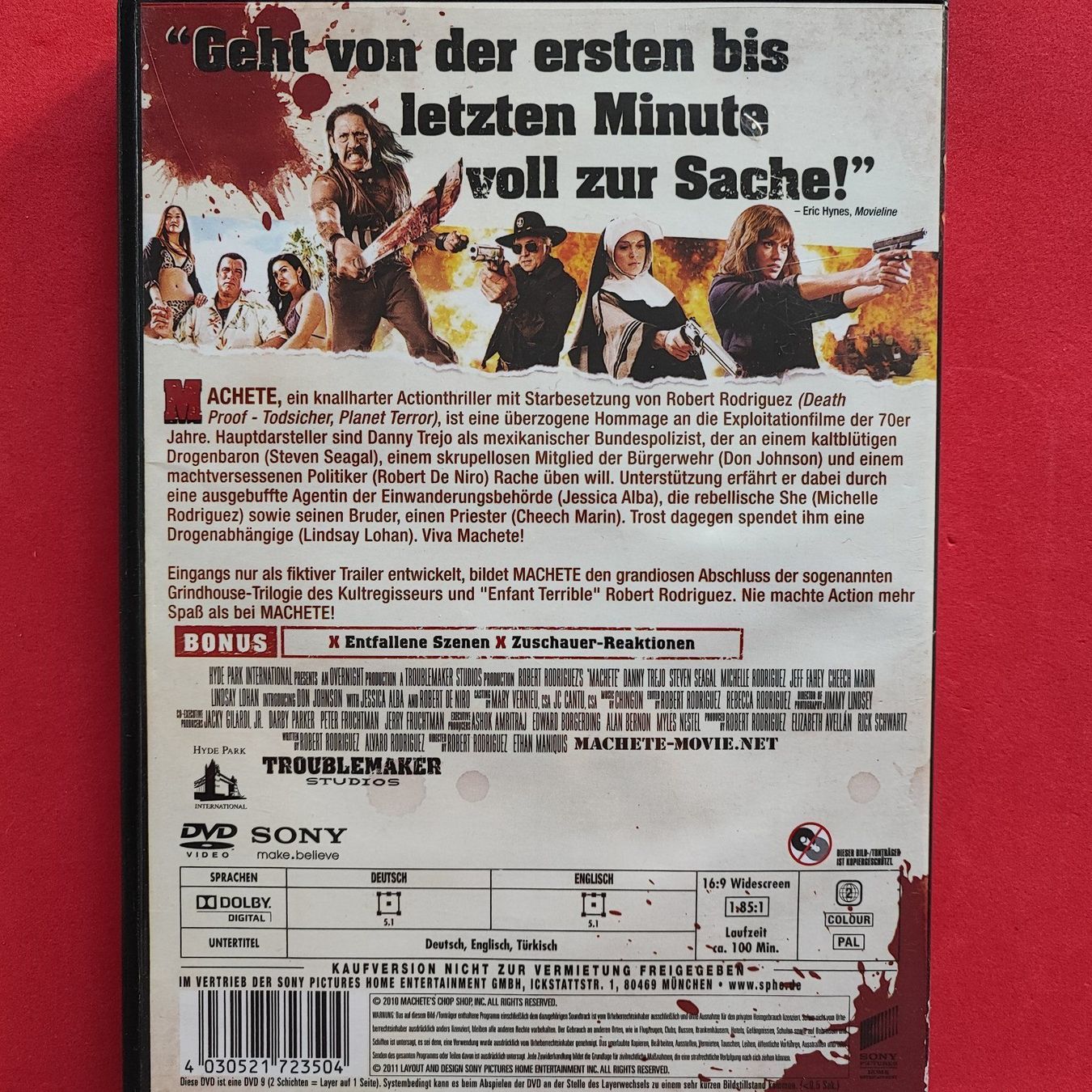 Tutti i DVDs: Machete – Usato da Dübendorf venduto da kb86_MOVIE 1