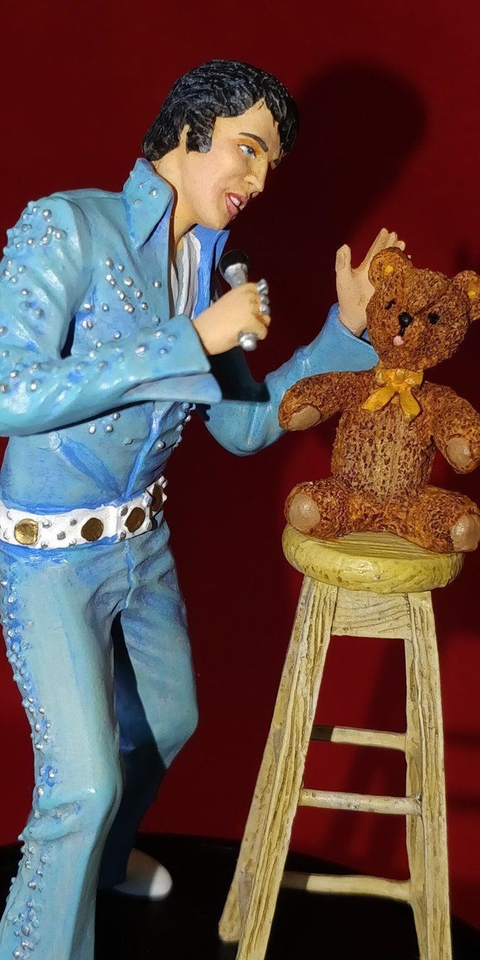 Statuette: ELVIS PRESLEY "TEDDY BEAR"  Figur (1999 EPE) – Nuovo (secondo la descrizione) da Baar venduto da STIFANI-SHOP 1