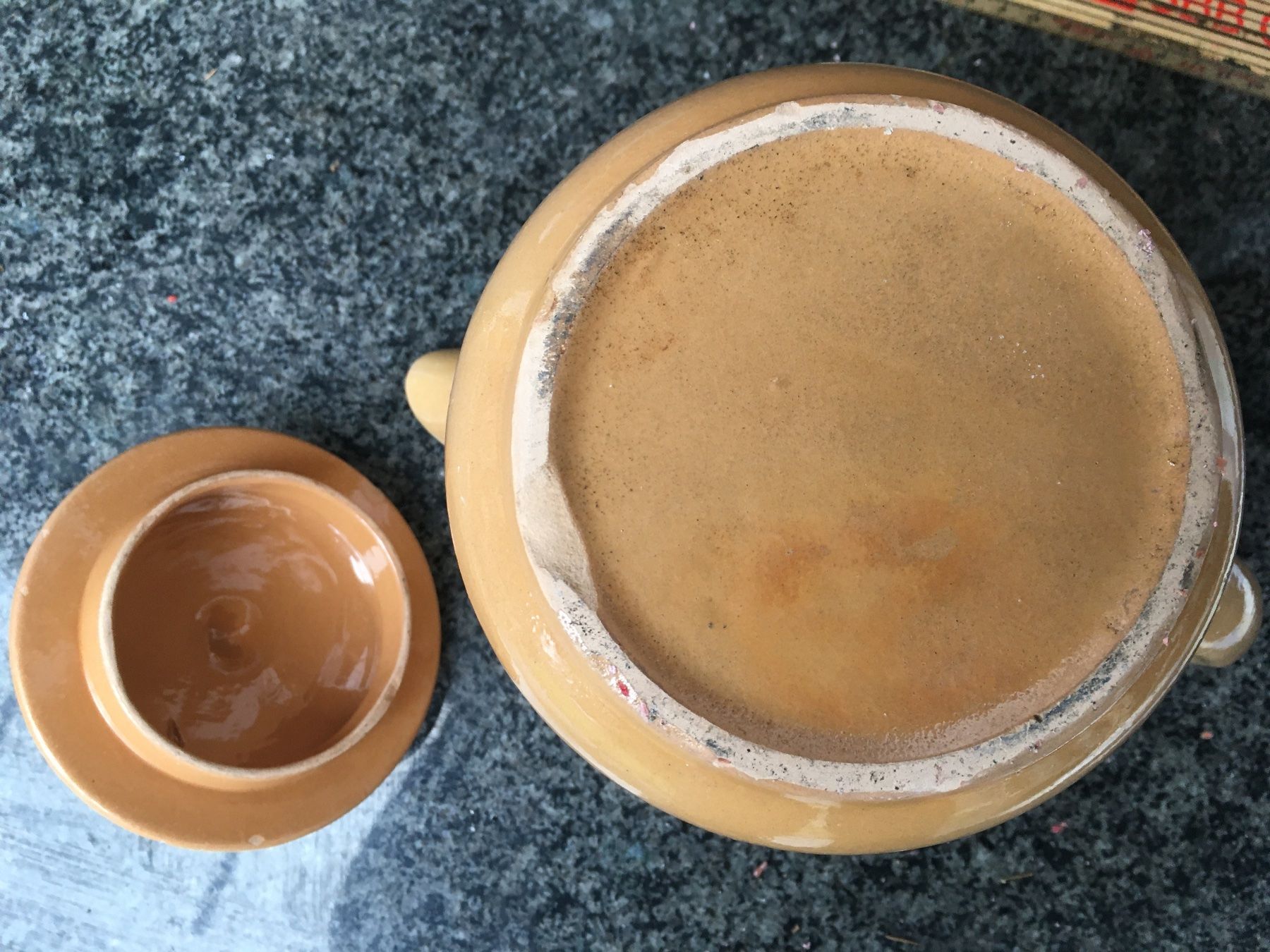 Karaffen: Antiker Krug,  Kaffeekrug mit Deckel, Steingut – Gebraucht aus Wila von Fritz-Wila 4
