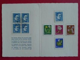 1960, J183-J187, Limitierte Pro Juventute Ausgabe