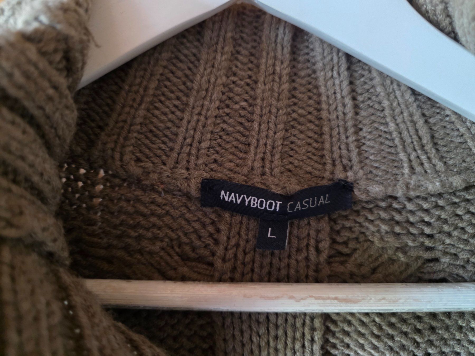 Navyboot Jacken: Navyboot Strick Jacke Cardigan Pullover - Grösse L – Gebraucht aus Walterswil BE von Lonitti 4