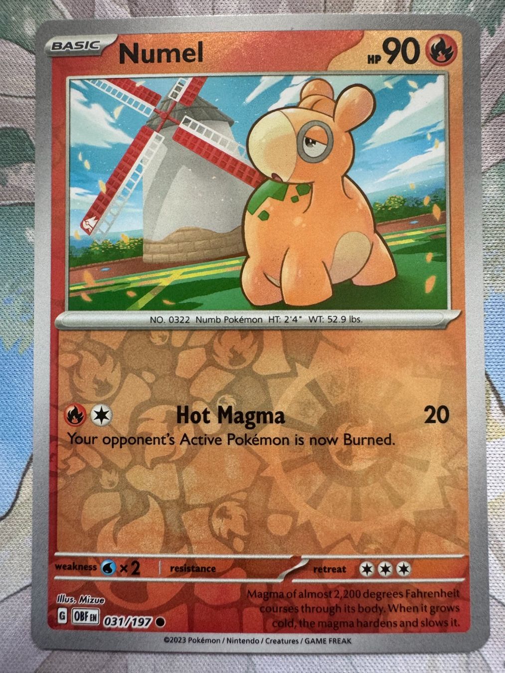 Pokémon Carte collezionabili: Pokémon TCG - Numel Reverse (OBF031) Obsidian Flames – Nuovo (secondo la descrizione) da Oberwil BL venduto da Chelsea26