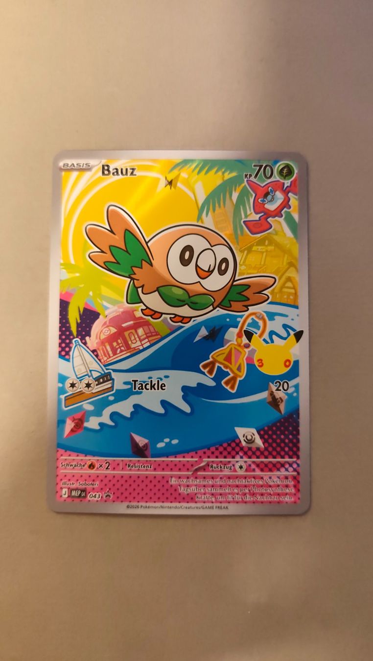 Pokémon Carte collezionabili: Bauz / Rowlet - Promo – Usato da Kehrsatz venduto da Riyouu 1
