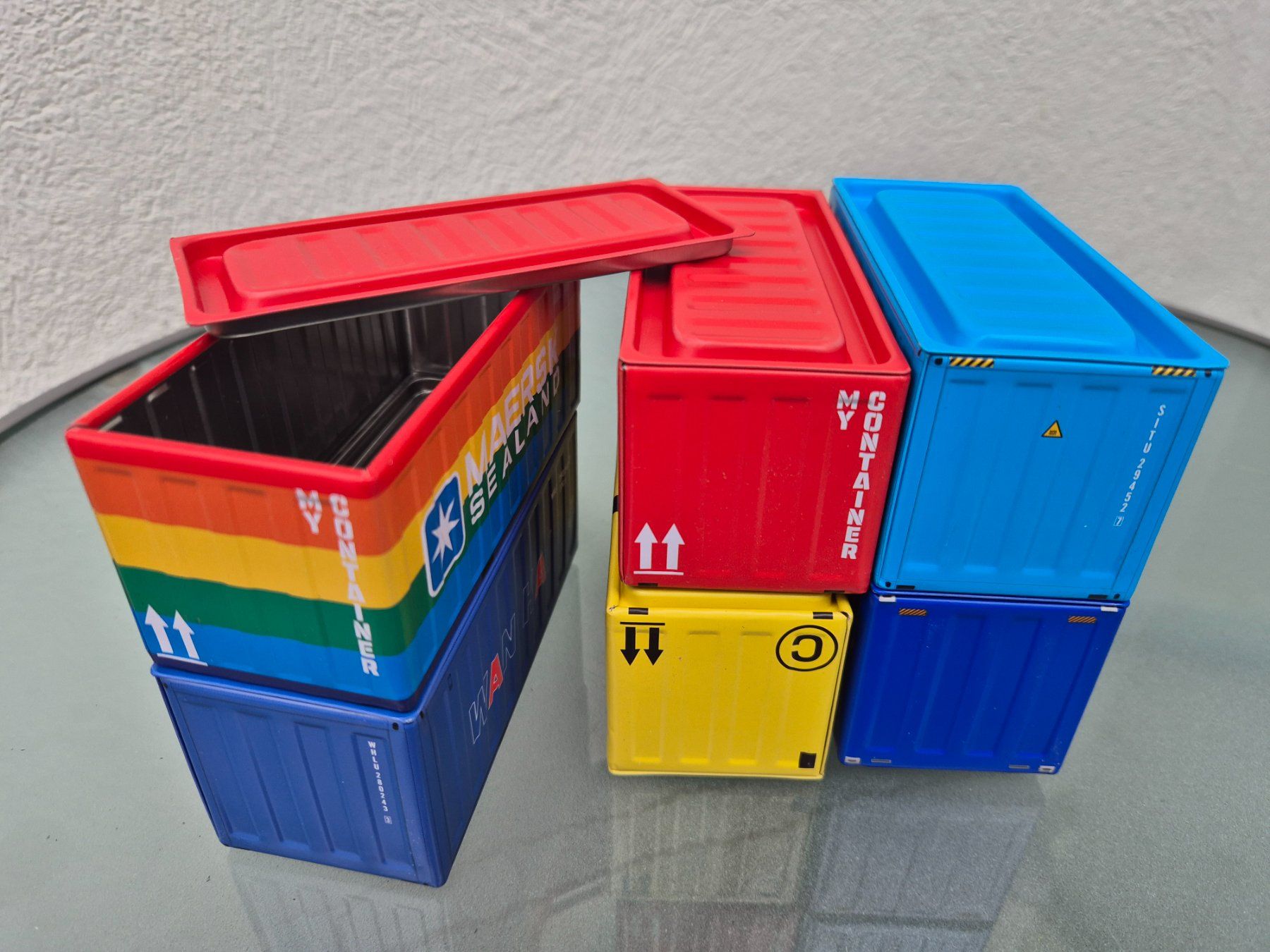 Kit di modellismo & Modellini statici: Container; Schiffcontainer Modellbau. – Usato da Oberbuchsiten venduto da laffite54 7