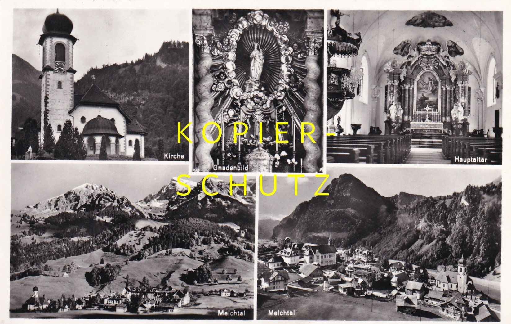 Cartoline postali: Melchtal (5 Ansichten) /ay – Usato da Hombrechtikon venduto da Rudolf07