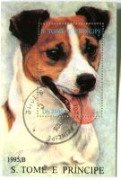 Block "Jack Russell Terrier". São Tomé und Príncipe
