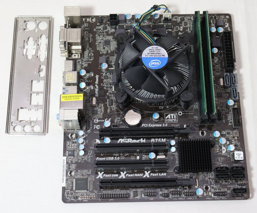 TMISHION Carte mère B75M Carte mère LGA 1155 broches DDR3 Interface VGA Interface multimédia HD