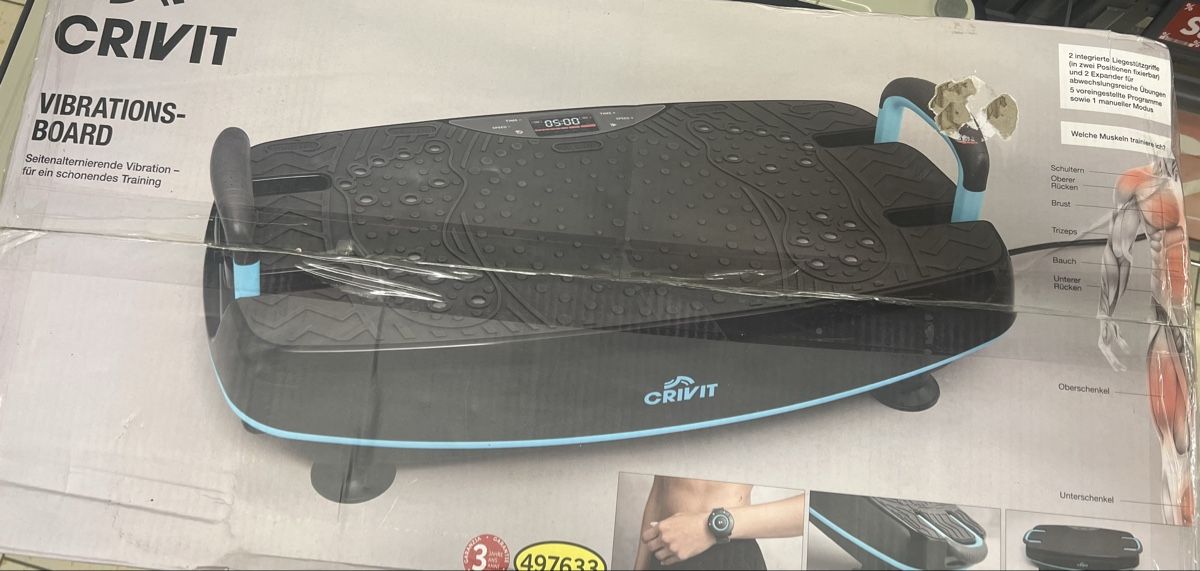 Crivit Vibrationsplatte - NEU fr dein Training! (Neu und originalverpackt)  in Fehraltorf fr CHF 99  nur Abholung auf Ricardo kaufen