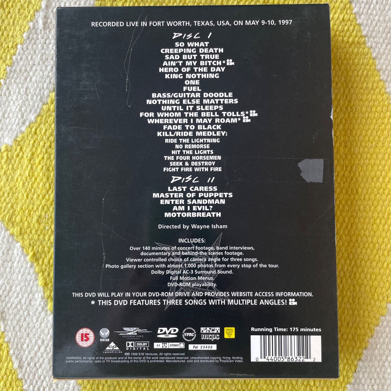 Tutti i DVDs: METALLICA-2DVD CUNNING STUNTS – Usato da Rorschacherberg venduto da CD-Roli 1