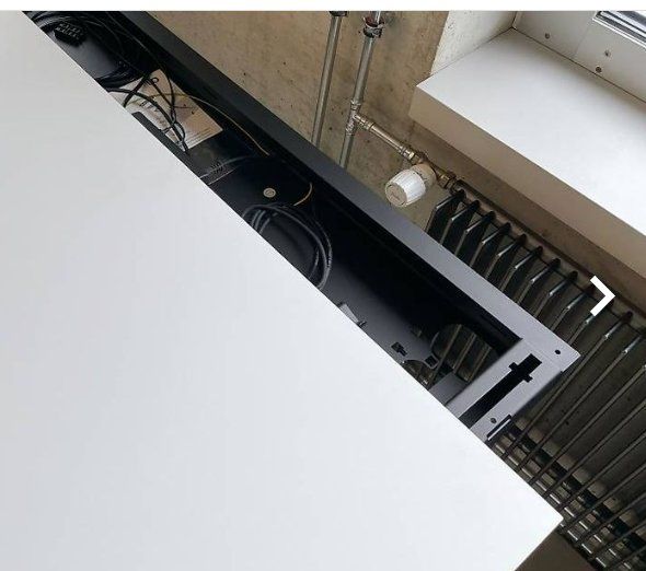 Lista Scrivanie: Table de travail Lista LO Extend blanc, électrique – Usato da Morges venduto da cinziottera 3