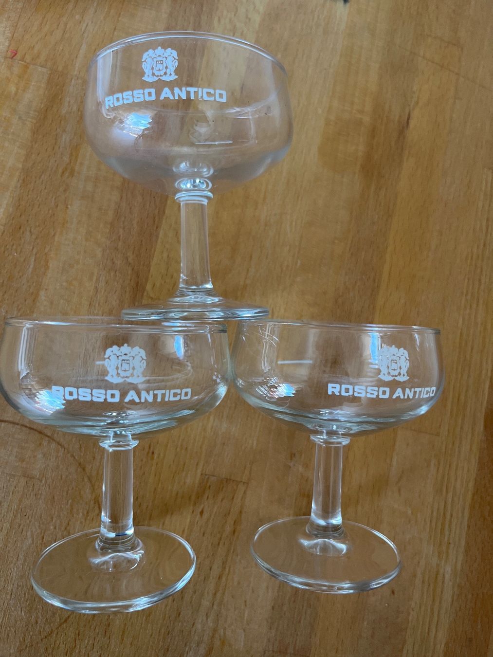 Bicchieri: Rosso Antico - 3x Aperitifglas mit Stiel – Usato da Luzern venduto da Jiggy_8898 1