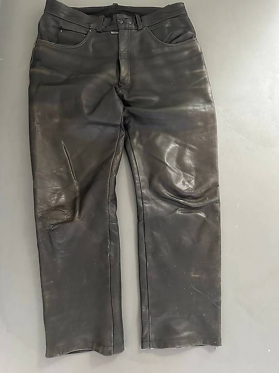 Hosen: Biker Hose, Grösse 58, Leder, Vintage – Gebraucht aus Fehraltorf von Swisscollector