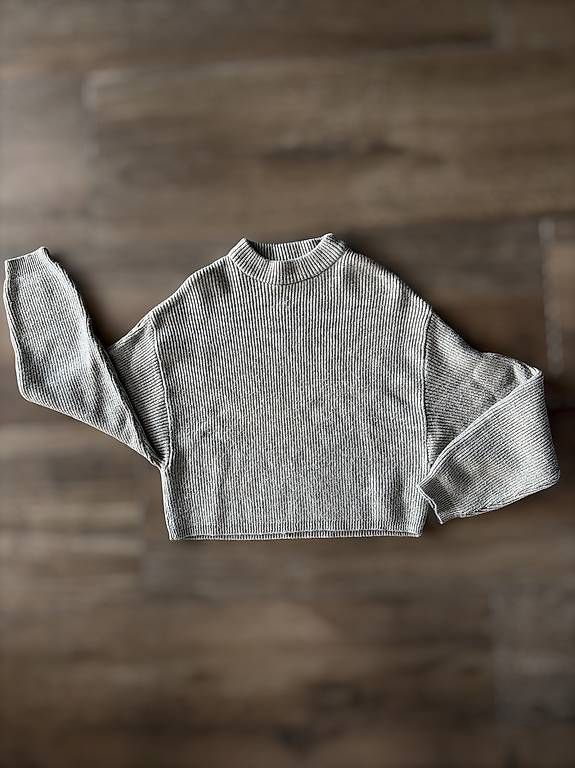 Pulls & Sweat-shirts: Even&Odd Strickpullover Cropped Beige S/M – D'occasion à Thundorf par paglialongamaria
