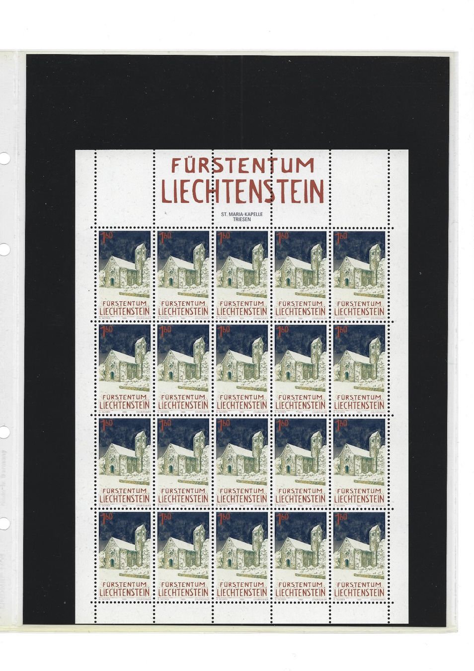 Tutti i francobolli: Liechtenstein   Block – Nuovo (secondo la descrizione) da Hergiswil NW venduto da Panda1990 4