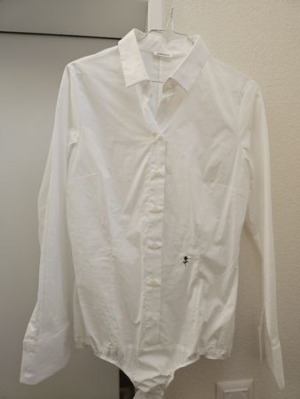 Seidensticker Body Bluse, weiss, Gr. 36, Neuwertig!