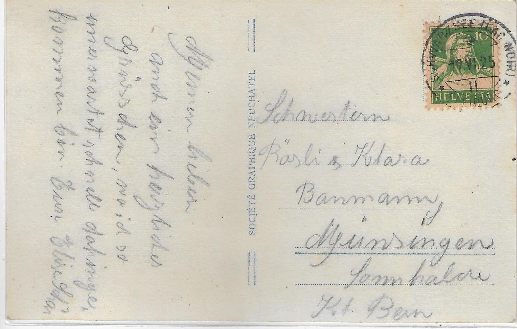 Cartoline postali: Lac Noir FR - Schwarzsee – Usato da Ettingen venduto da Kartenplanet 1