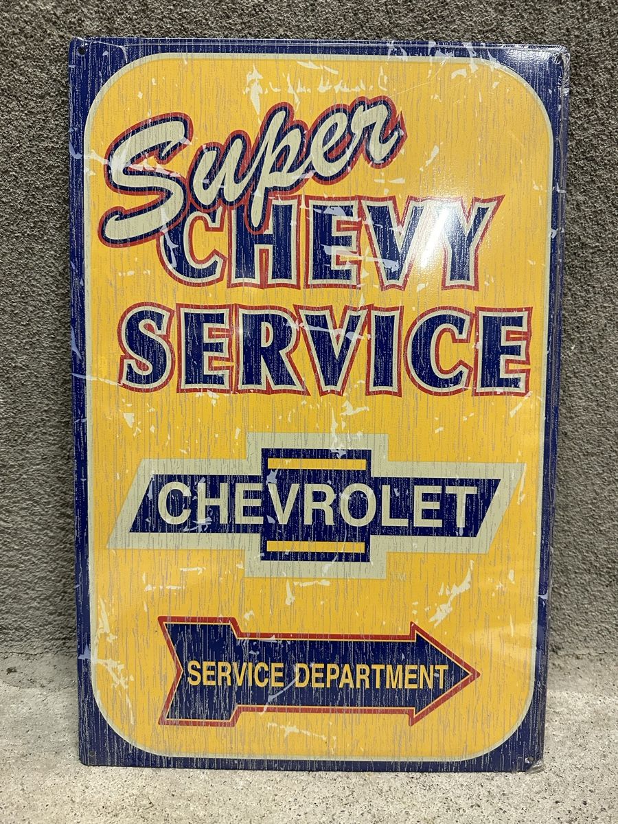 Insegne: Super chevy Service – Nuovo (secondo la descrizione) da Reinach AG venduto da rares75