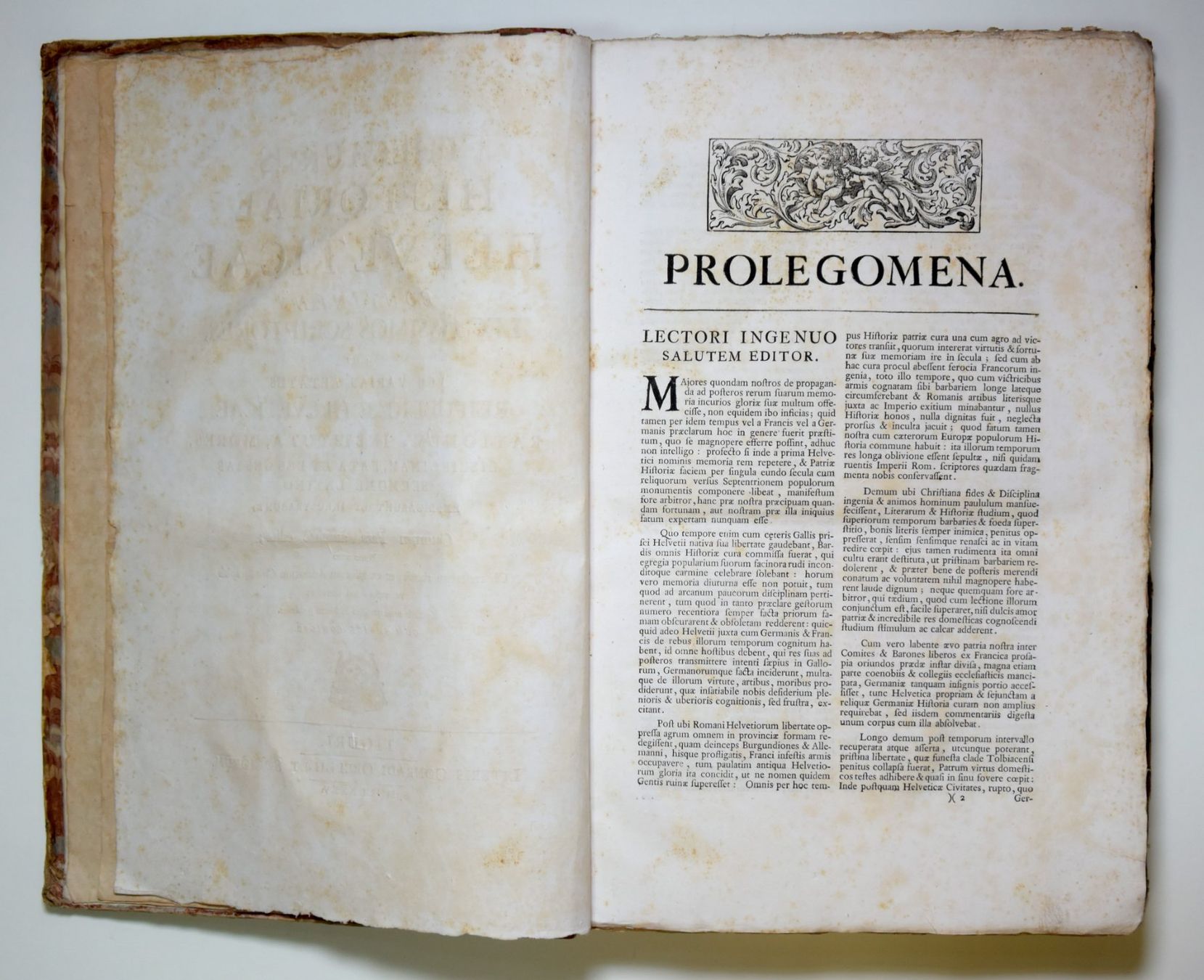 Libri: Thesaurus historiae helveticae continens lectissimos – Usato da Erschwil venduto da taglang 1